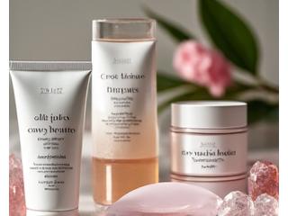 Mineral-infused skincare products with crystals